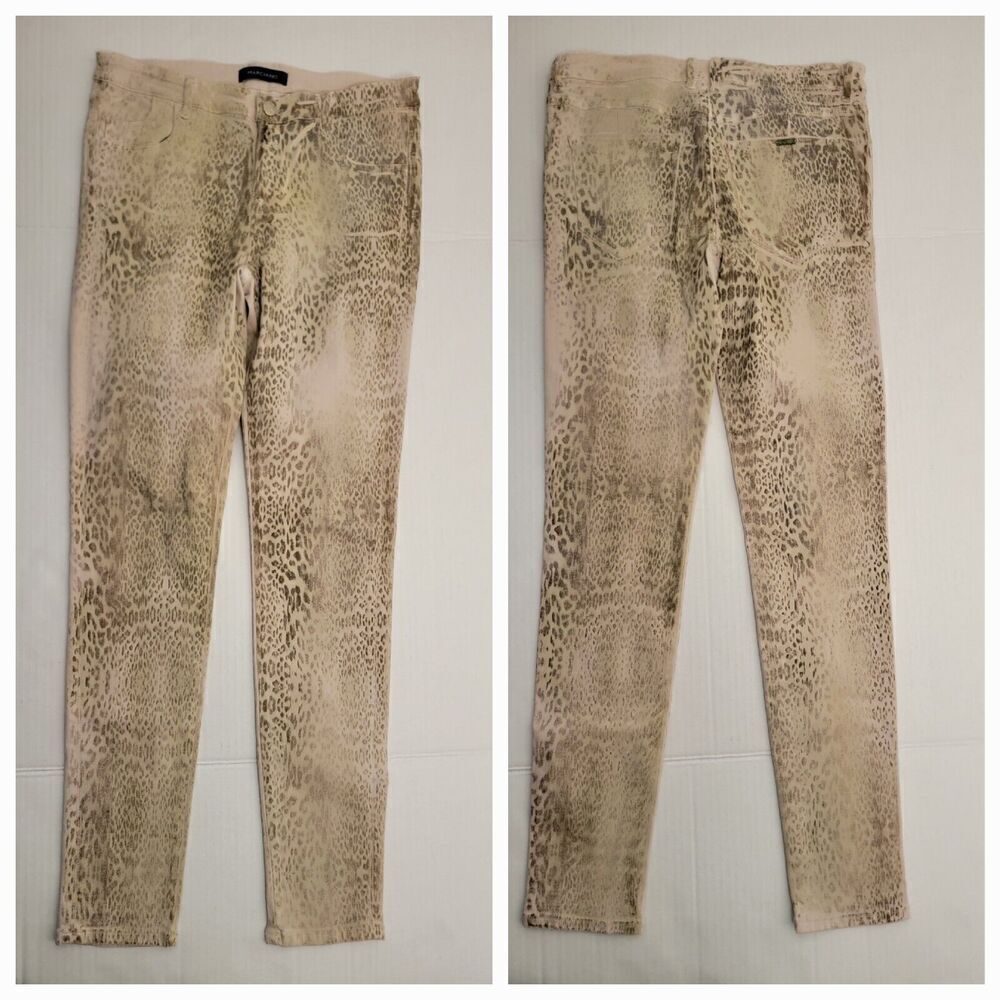 Marciano Jeans Womens 30 Slim Stretch Animal Print High Rise 90's Mobwife